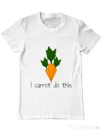 Tricou ADLER barbat I carrot do this Alb