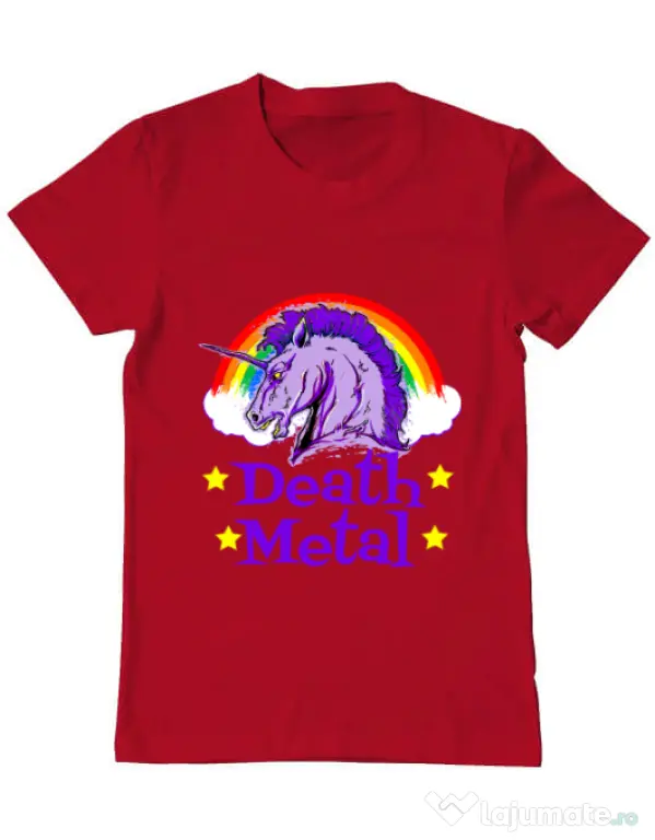 Tricou ADLER barbat Death Metal Rosu