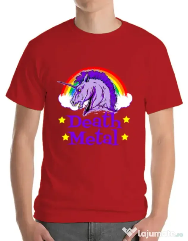 Tricou ADLER barbat Death Metal Rosu