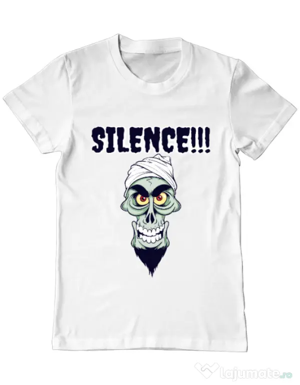 Tricou ADLER barbat Silence Alb