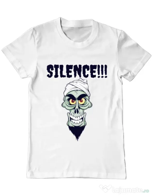 Tricou ADLER barbat Silence Alb