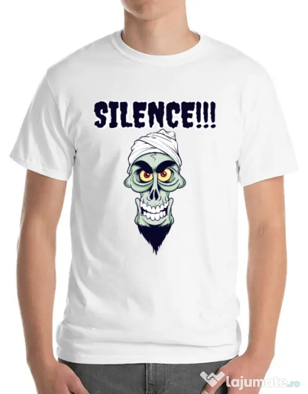Tricou ADLER barbat Silence Alb