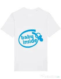 Tricou STANLEY STELLA barbat Baby inside Alb