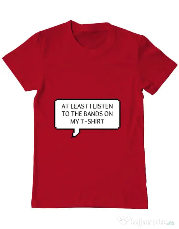 Tricou ADLER barbat T-shirt band Rosu