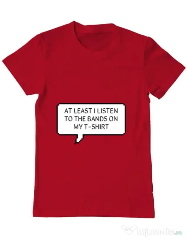 Tricou ADLER barbat T-shirt band Rosu