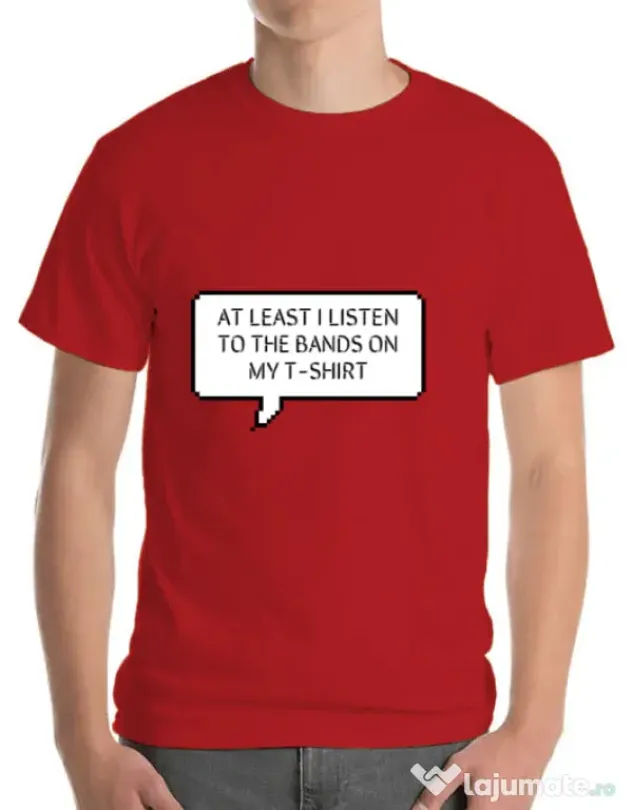 Tricou ADLER barbat T-shirt band Rosu
