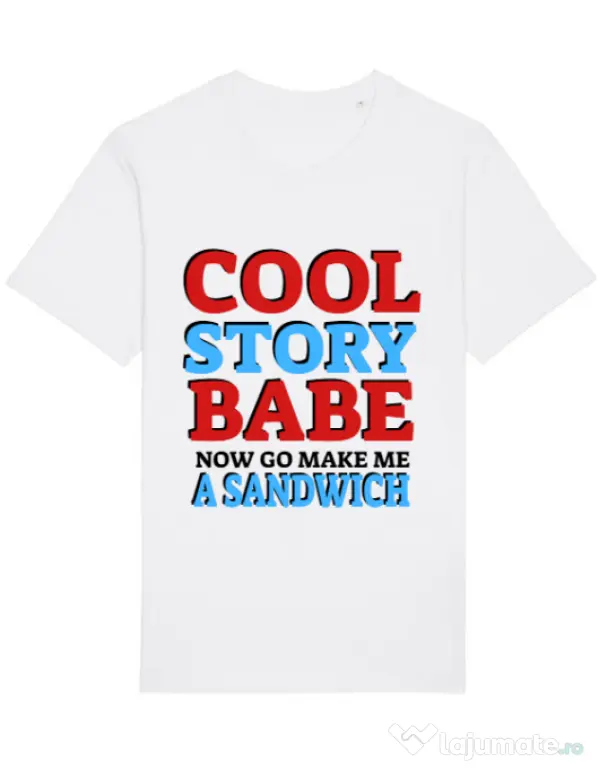 Tricou STANLEY STELLA barbat Cool story babe Alb