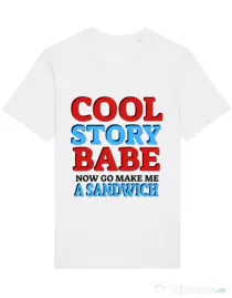 Tricou STANLEY STELLA barbat Cool story babe Alb