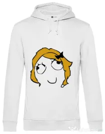 Hoodie barbat cu gluga Derpina Alb