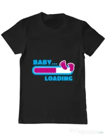 Tricou ADLER barbat Baby loading Negru