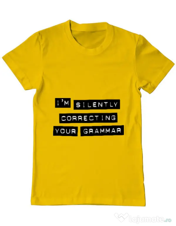 Tricou ADLER barbat Grammar nazi Galben
