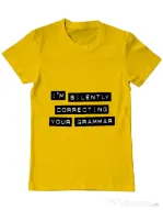 Tricou ADLER barbat Grammar nazi Galben