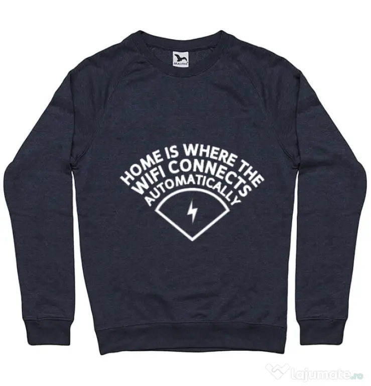 Bluza ADLER barbat Home wifi Denim inchis