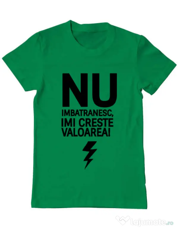 Tricou ADLER barbat Nu imbatranesc Verde mediu
