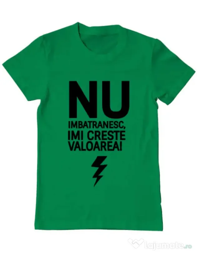 Tricou ADLER barbat Nu imbatranesc Verde mediu