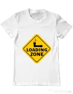Tricou ADLER barbat Loading zone Alb