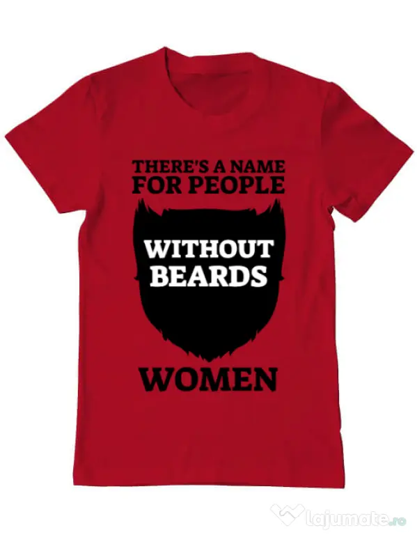 Tricou ADLER barbat People without beards Rosu