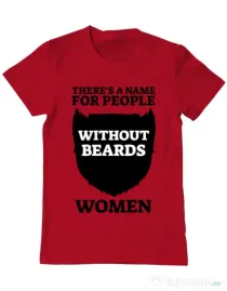 Tricou ADLER barbat People without beards Rosu