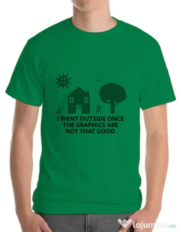 Tricou ADLER barbat Reality graphics Verde mediu