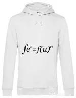 Hoodie barbat cu gluga Sex is fun Alb
