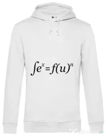Hoodie barbat cu gluga Sex is fun Alb
