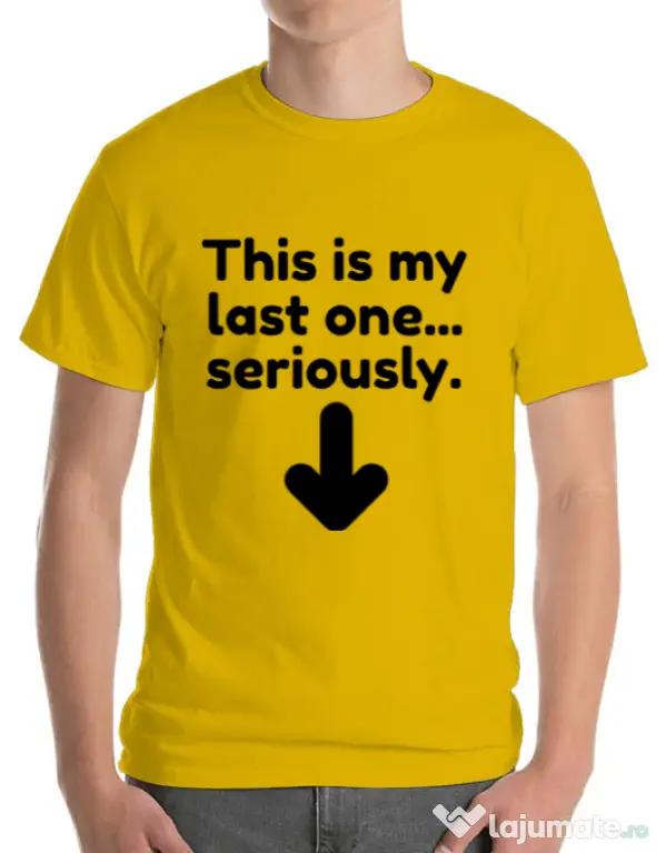 Tricou ADLER barbat The last one Galben