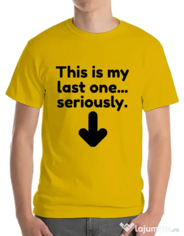 Tricou ADLER barbat The last one Galben