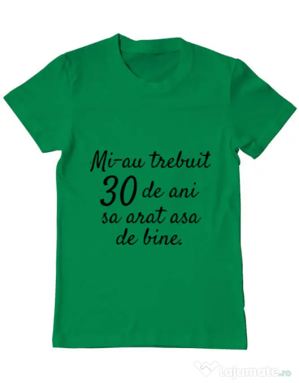 Tricou ADLER barbat 30 de ani Verde mediu