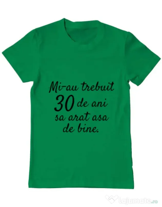 Tricou ADLER barbat 30 de ani Verde mediu