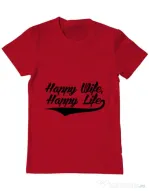 Tricou ADLER barbat Happy life Rosu