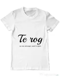Tricou ADLER barbat Nu ma intrerupe Alb