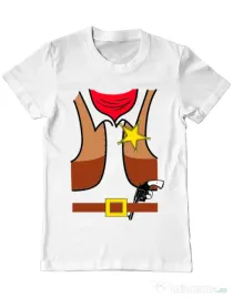 Tricou ADLER barbat Cowboy Suit 1 Alb