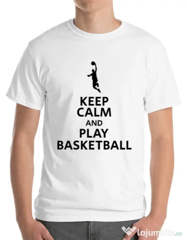 Tricou ADLER barbat Play basketball Alb