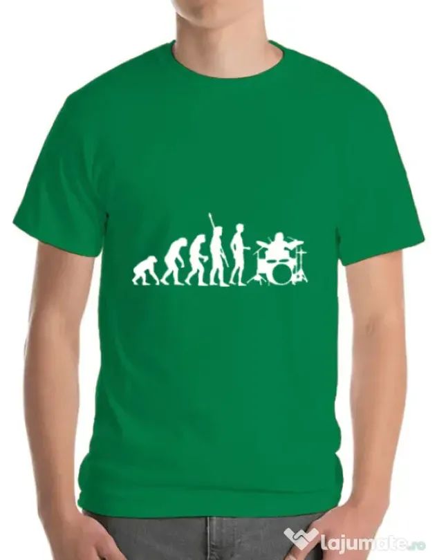 Tricou ADLER barbat Drummer evolution Verde mediu