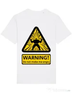 Tricou STANLEY STELLA barbat Do not make me angry Alb