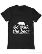 Tricou ADLER barbat Go walk the bear Negru