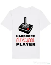 Tricou STANLEY STELLA barbat Hardcore player Alb