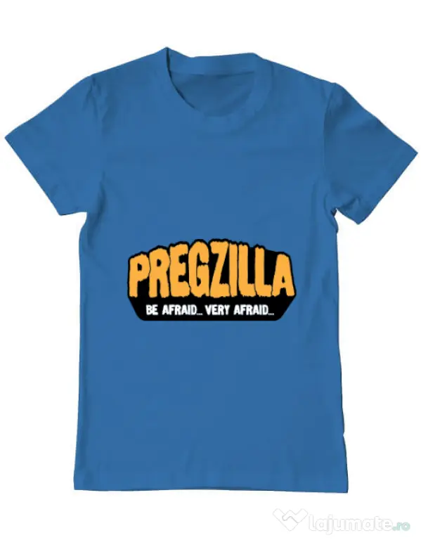 Tricou ADLER barbat Pregzilla Albastru azuriu