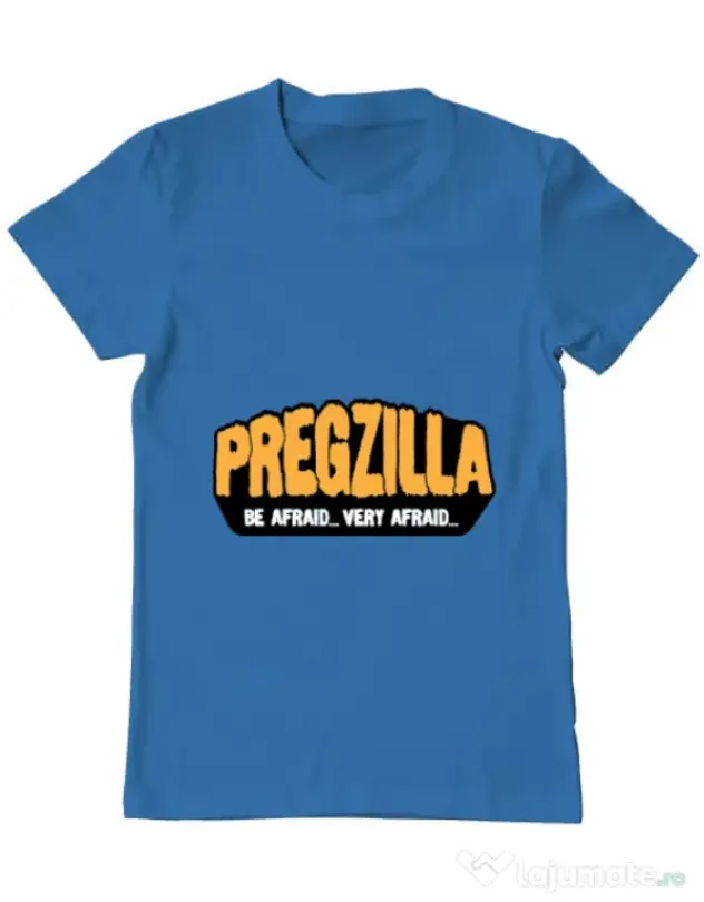 Tricou ADLER barbat Pregzilla Albastru azuriu