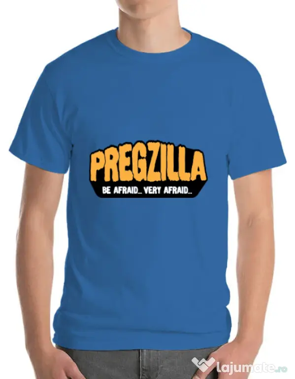 Tricou ADLER barbat Pregzilla Albastru azuriu