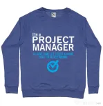 Bluza ADLER barbat Project manager Albastru melanj