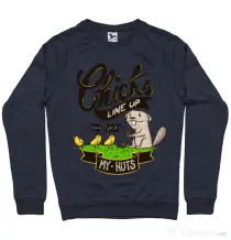 Bluza ADLER barbat See my nuts Denim inchis