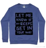 Bluza ADLER barbat My biceps Albastru melanj