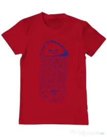 Tricou ADLER barbat Something is growing Rosu