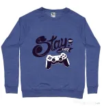 Bluza ADLER barbat Stay up late Albastru melanj