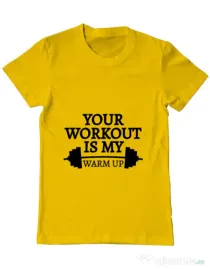 Tricou ADLER barbat Your workout Galben