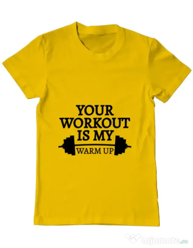 Tricou ADLER barbat Your workout Galben