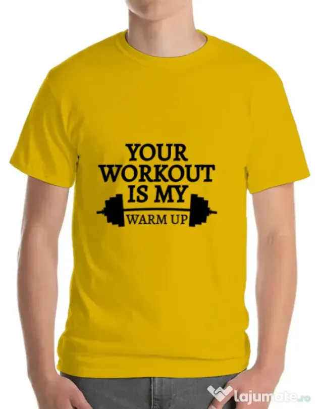 Tricou ADLER barbat Your workout Galben