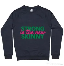 Bluza ADLER barbat Strong is the new skinny Denim inchis