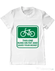 Tricou ADLER barbat Bicycle Alb